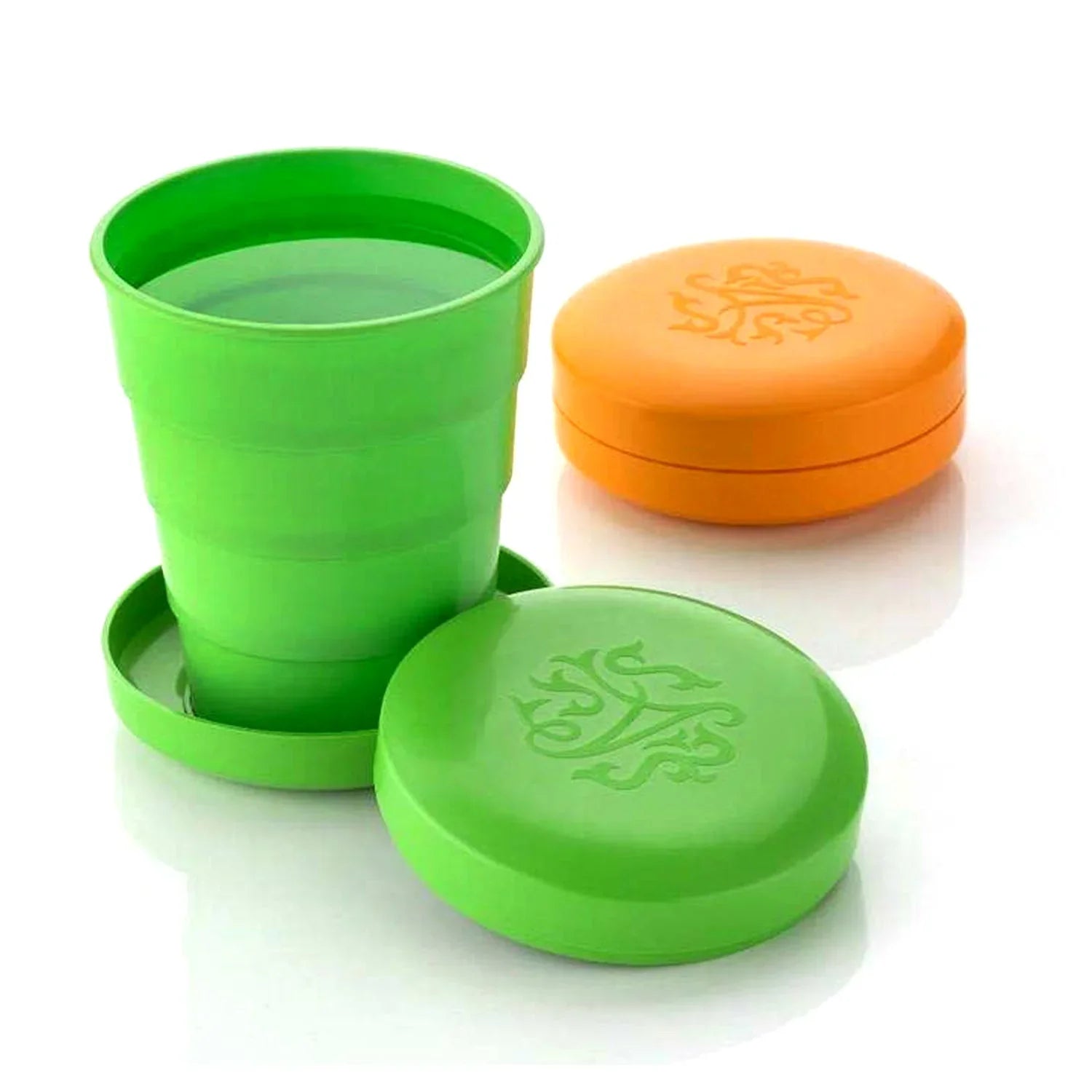 PORTABLE UNBREAKABLE MAGIC CUP / FOLDING / POCKET GLASS FOR TRAVELLING