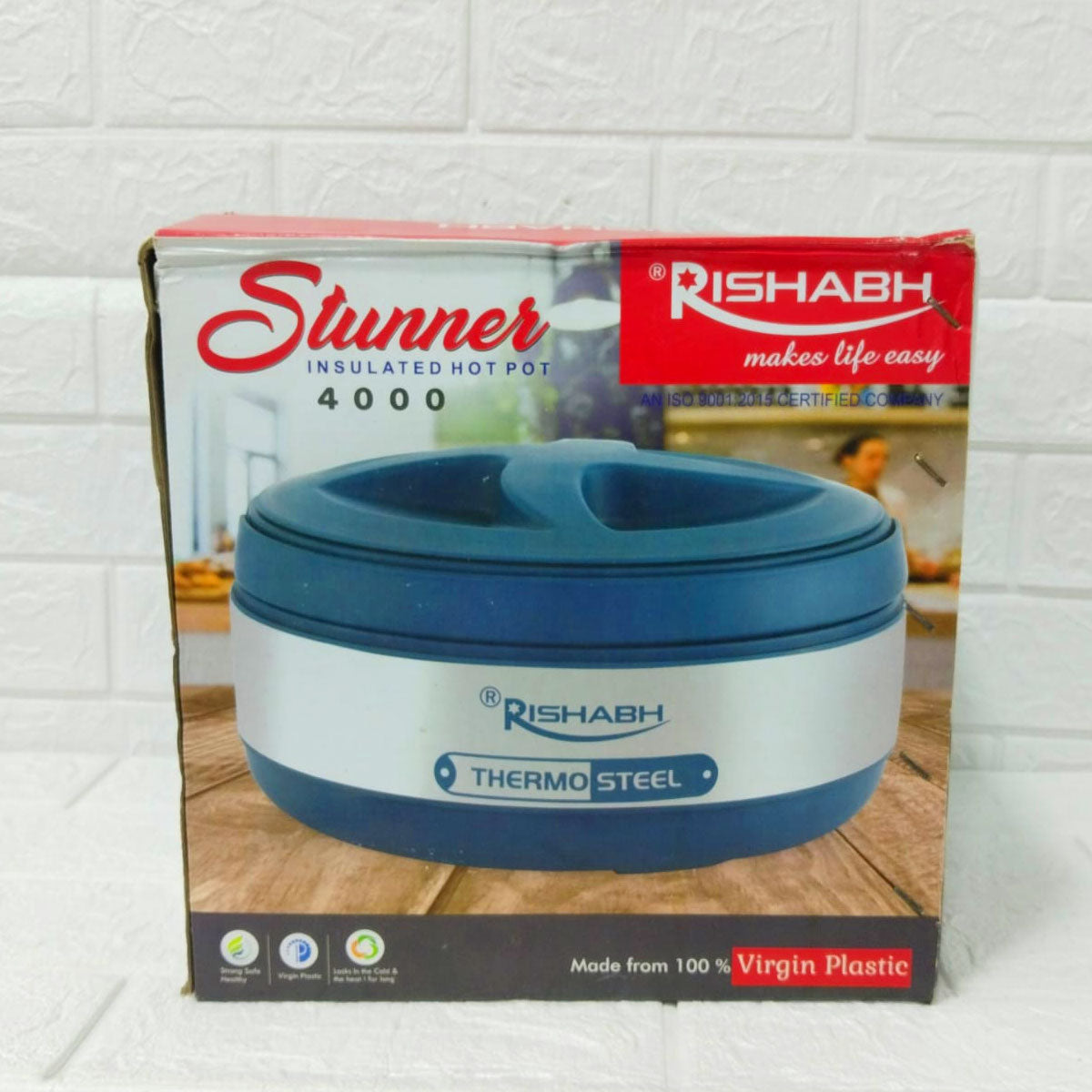 Rishabh Stunner Insulated Hot Pot 4000 Steel Casserole