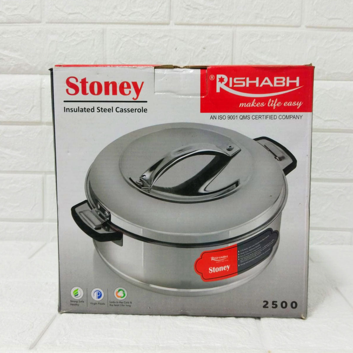 Rishabh Stoney 2500 Insulated Steel Casserole
