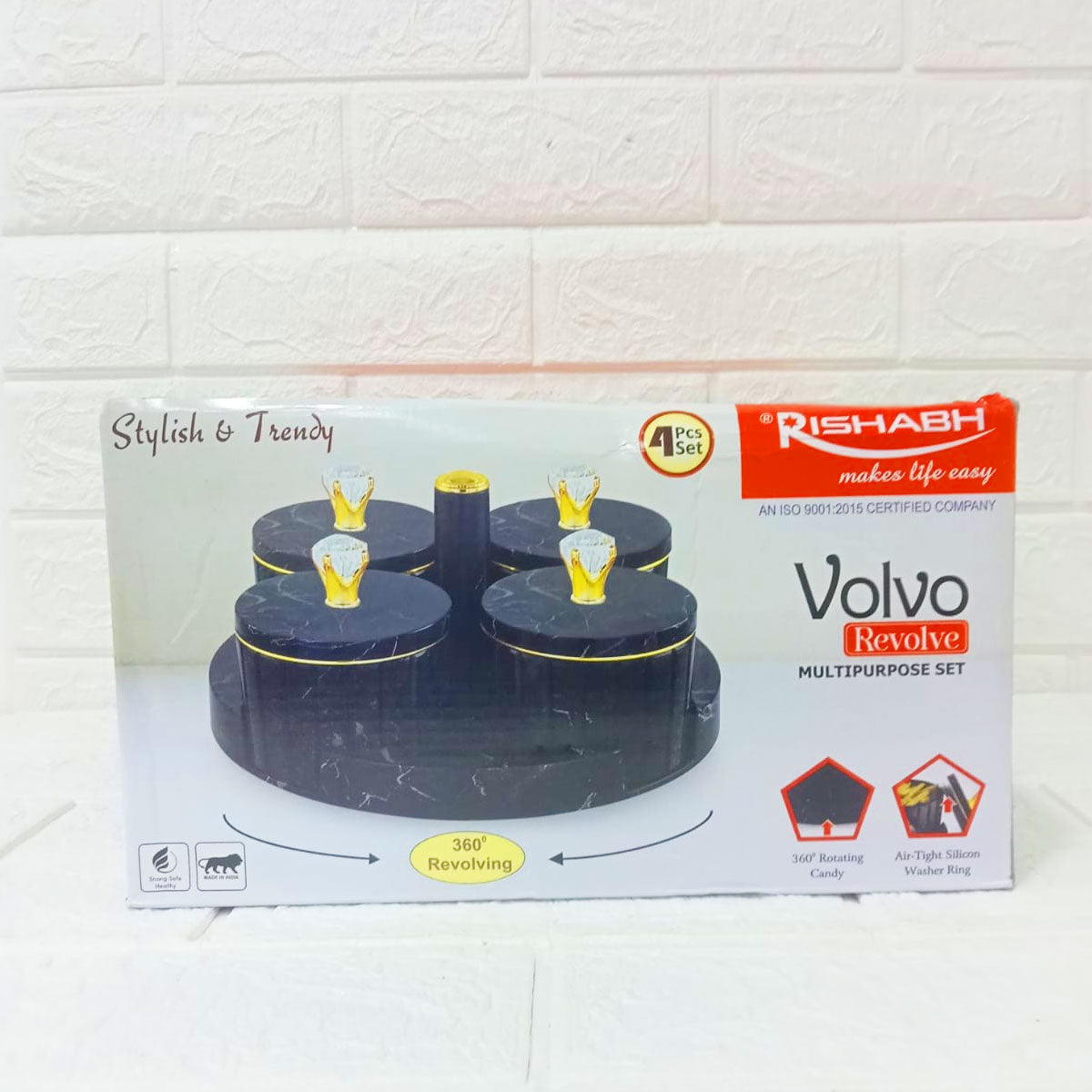 Rishabh Volvo Revolve – Multipurpose Revolving Container Set