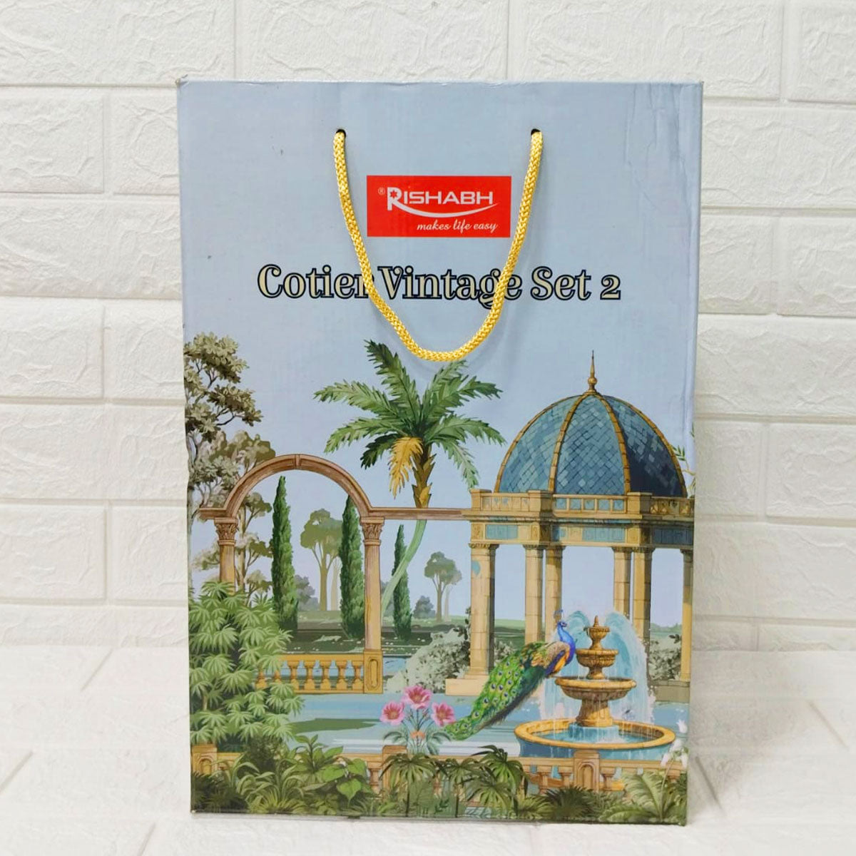 Rishabh Cotier Vintage Set 2 | Premium Insulated Hot Pot & Water Jug Gift Set