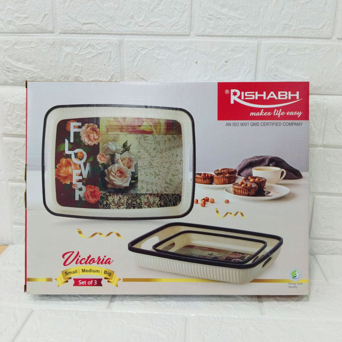Rishabh Victoria Tray Set of 3