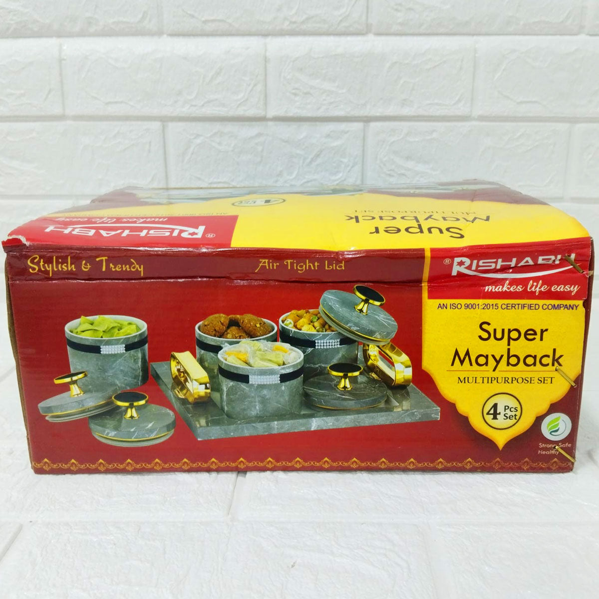 Rishabh Super Mayback 4 Multipurpose Set | Premium Storage & Serving Containers