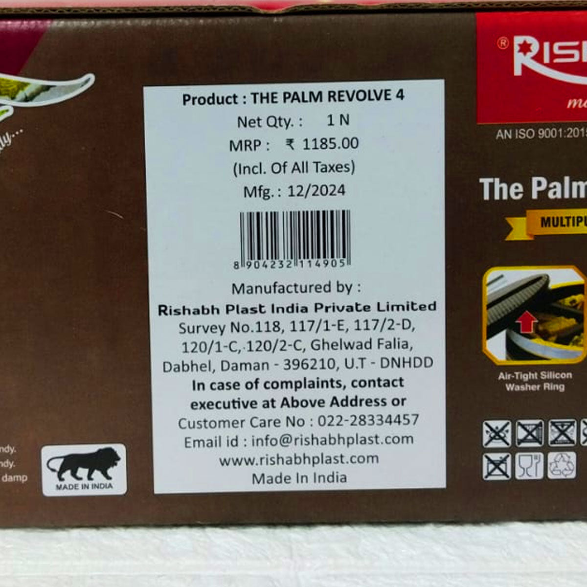 Rishabh The Palm Revolve 4 Multipurpose Set