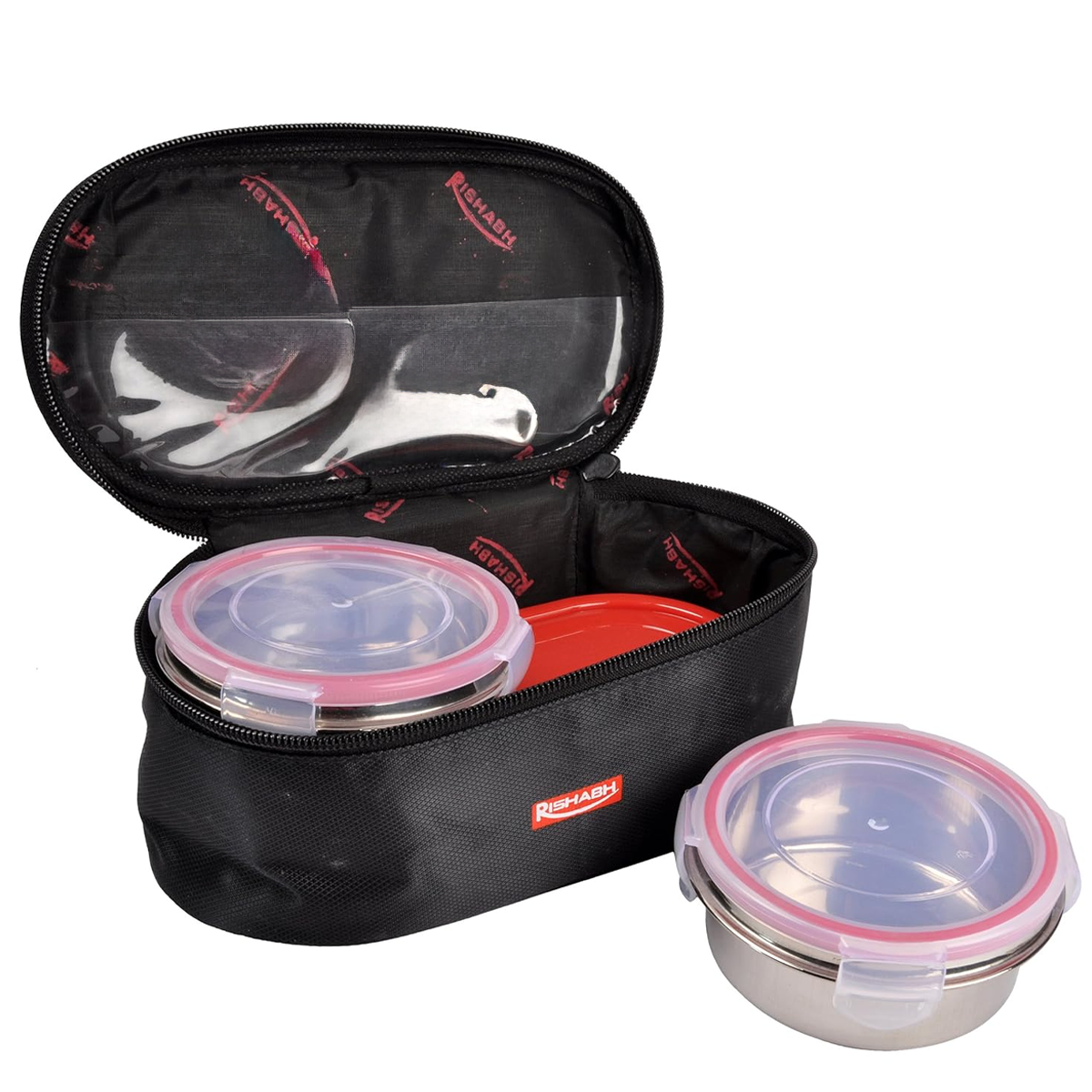 Rishabh Spice Lunchbox With 1 Box ,2 container and Jacket