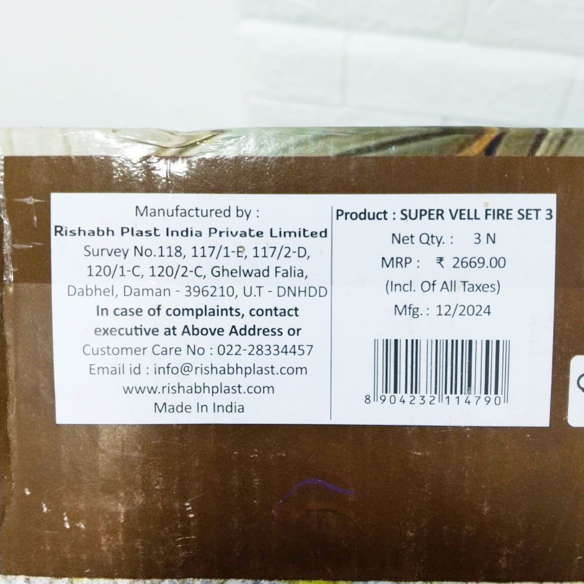 Rishabh Super Vell Fire Set of 3