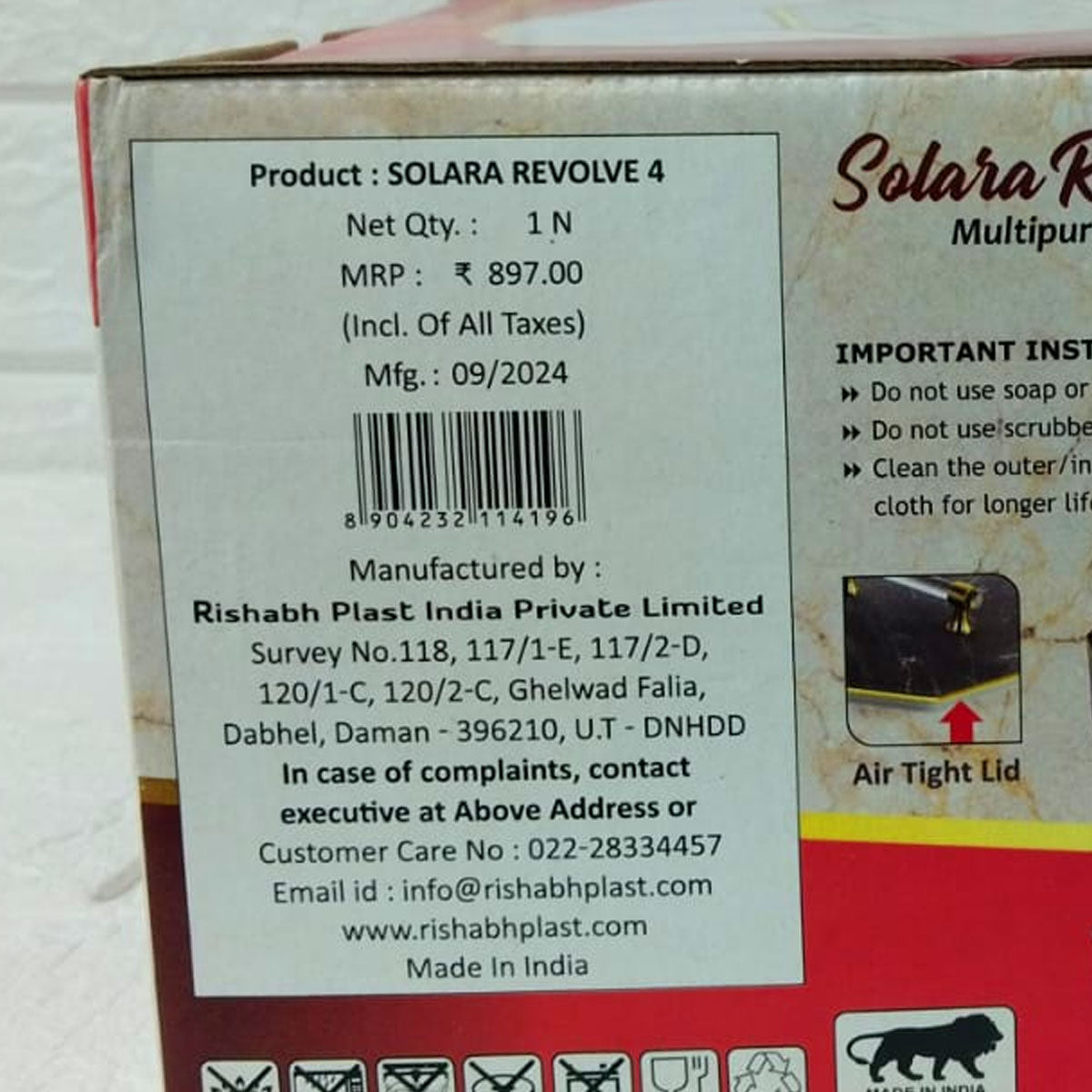 Rishabh Stylish & Trendy Multipurpose Set - Premium Hexagon Dry Fruit & Snack Storage Box