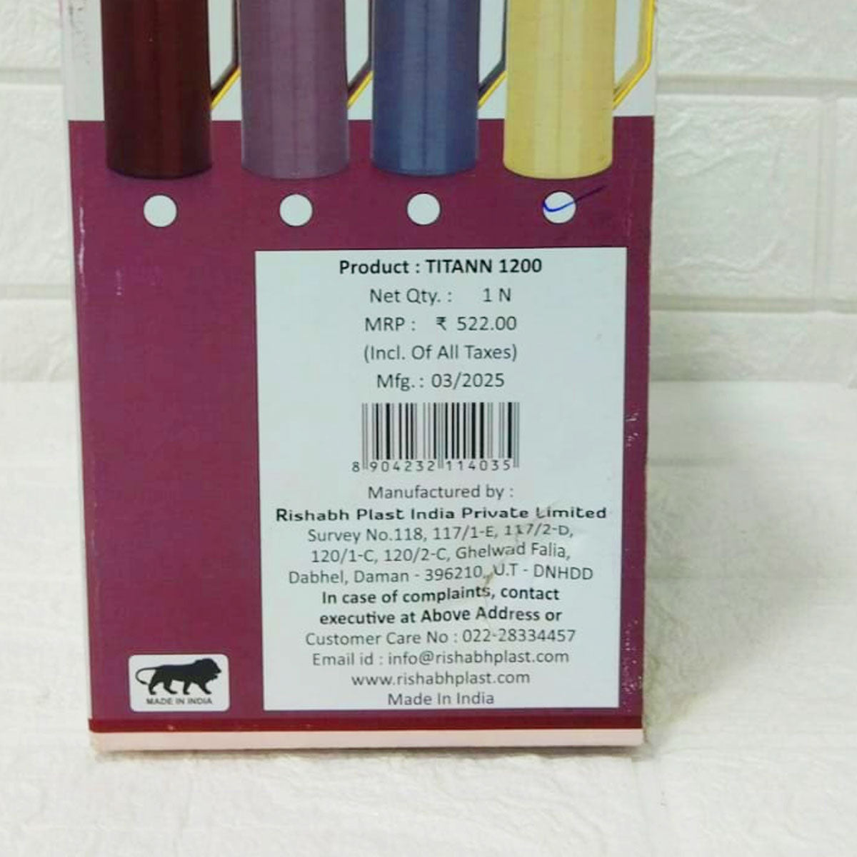 Rishabh Titann Steel Insulated Flask 1200 ml