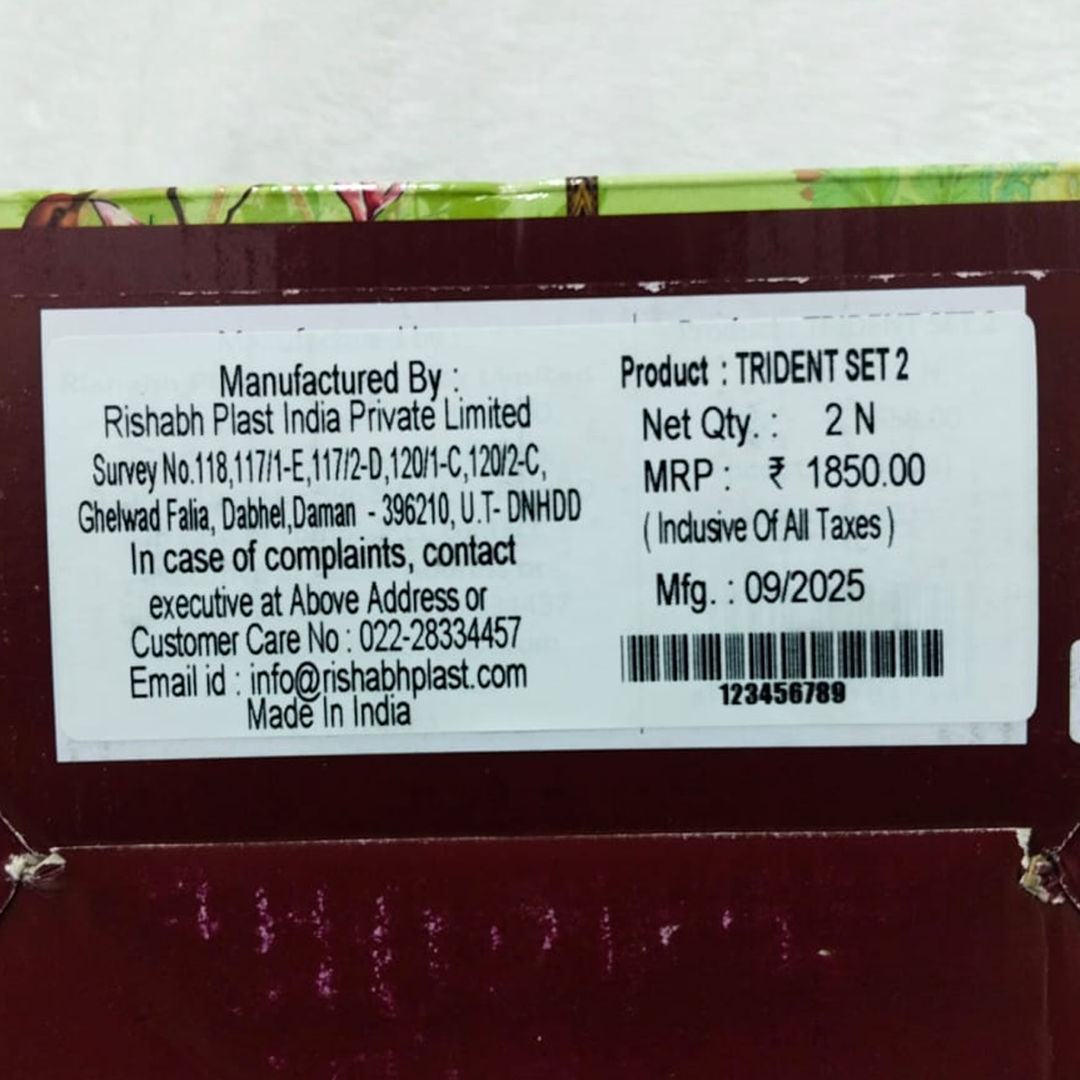 Rishabh Trident Set 2 - Premium Insulated Gift Set