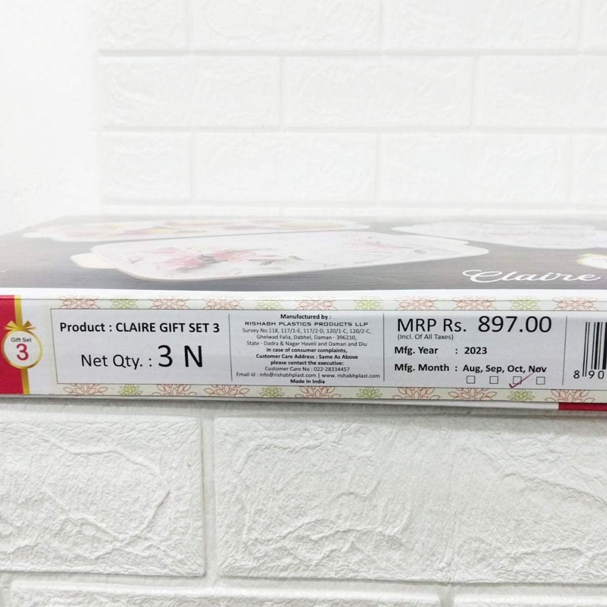 Rishabh Claire Tray Gift Set 3