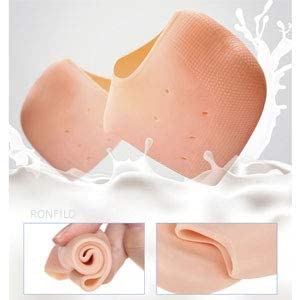 TLBS Silicon Gel Heel And Foot Protector, Moisturizing Socks for Foot Care, Pain Relief And Heel Cracks