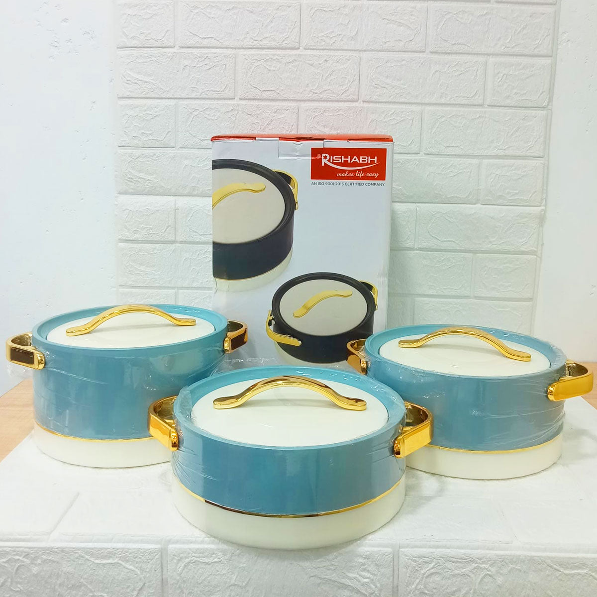 Rishabh Premium Casserole Set – Insulated Hotpot (Set of 3)