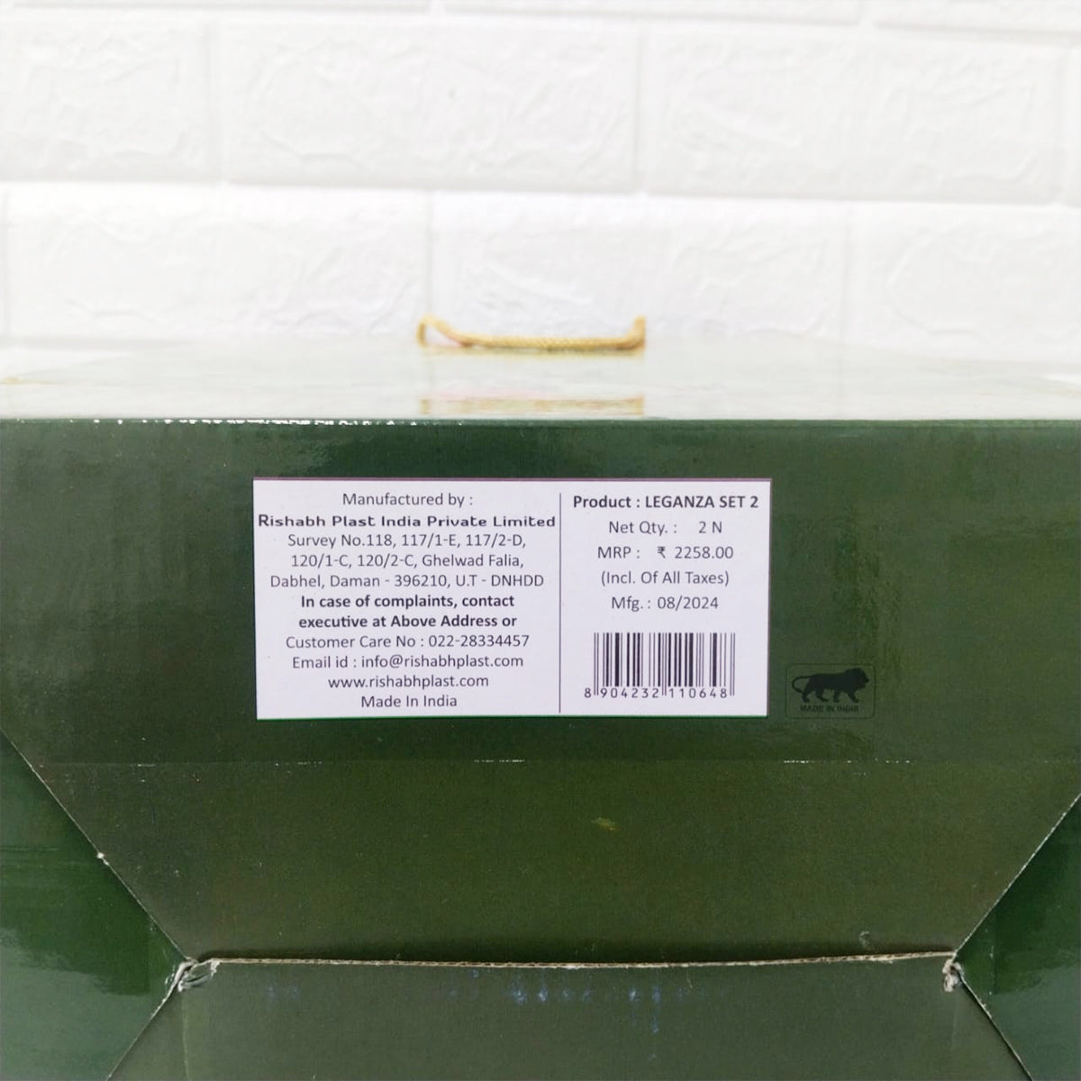 Rishabh Leganza Set-2 – Premium Multipurpose Container Gift Set (2 Pieces)