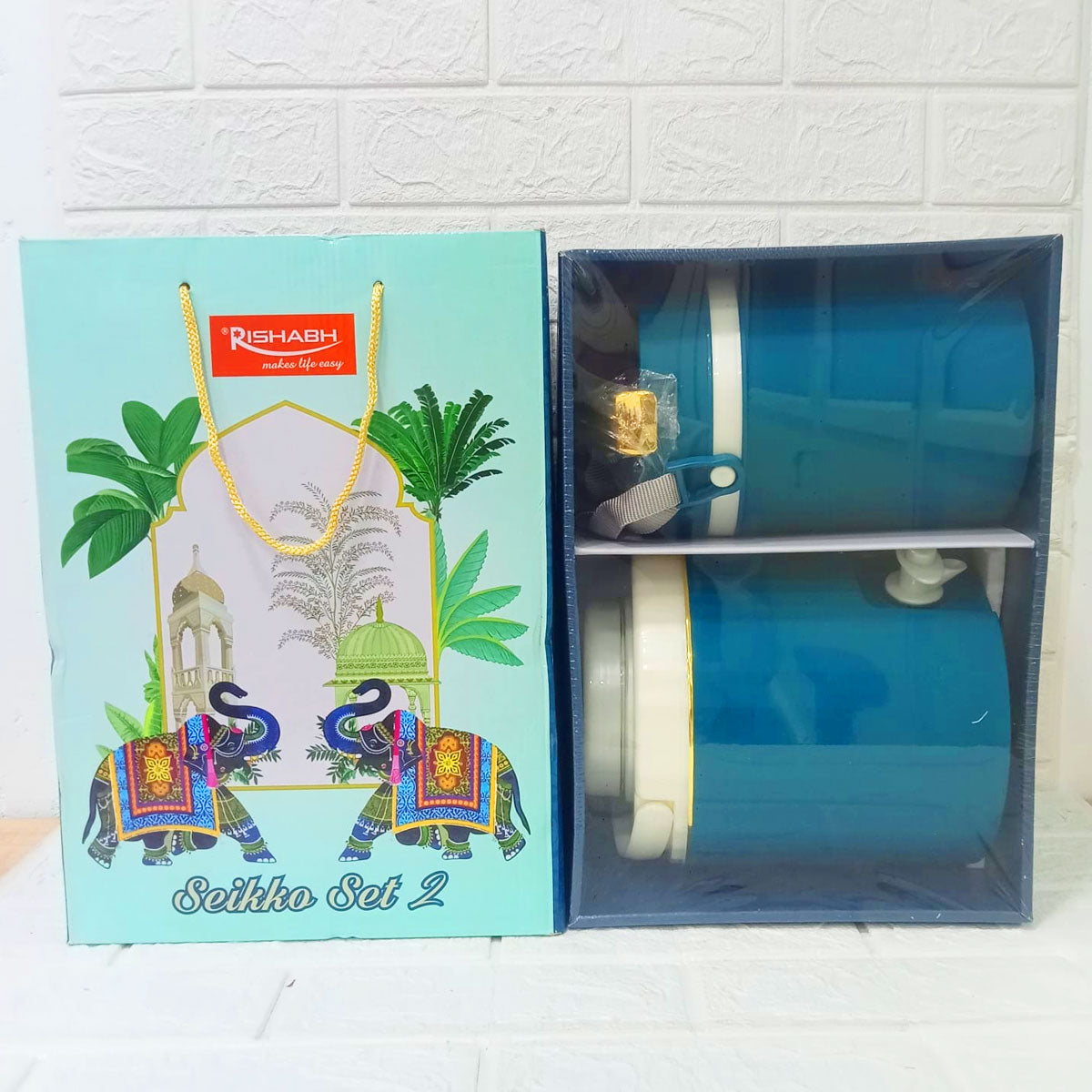 Rishabh Seikko Set 2 – Premium Insulated Water Jug & Lunch Pack Combo Set