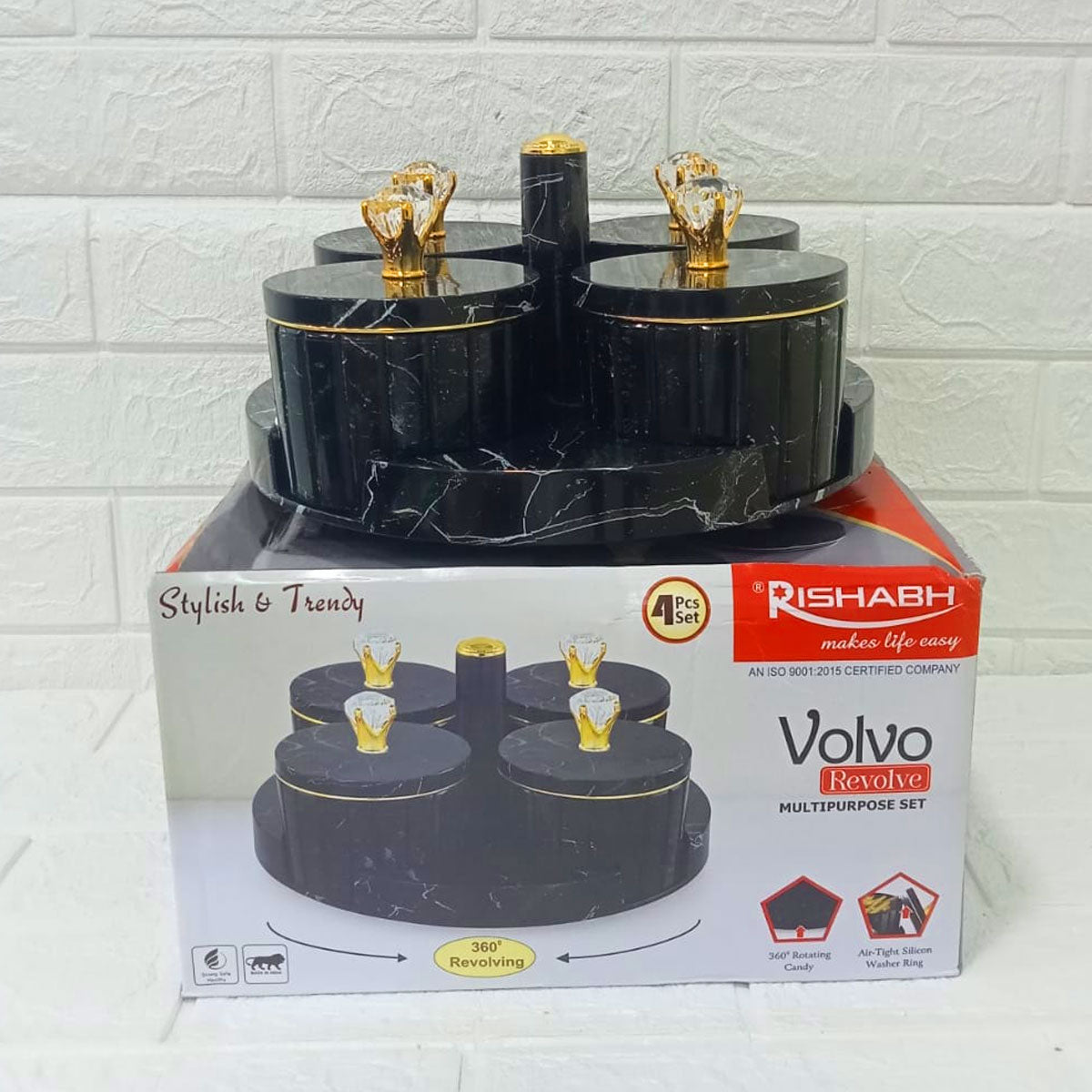 Rishabh Volvo Revolve – Multipurpose Revolving Container Set
