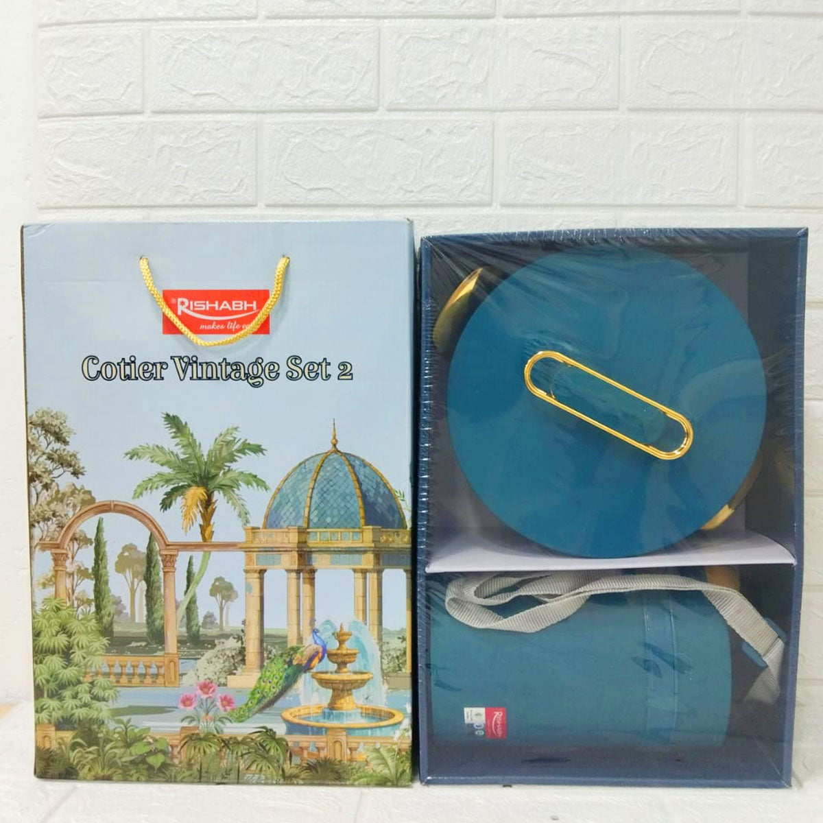Rishabh Cotier Vintage Set 2 | Premium Insulated Hot Pot & Water Jug Gift Set