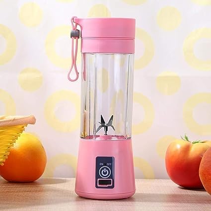 TLBS 6 Blades Juicer Rechargeable Portable Electric USB Juicer Bottle Blender for Making Juice,Travel Juicer for Fruits and Vegetables,Juice Maker Machine (Multicolour)