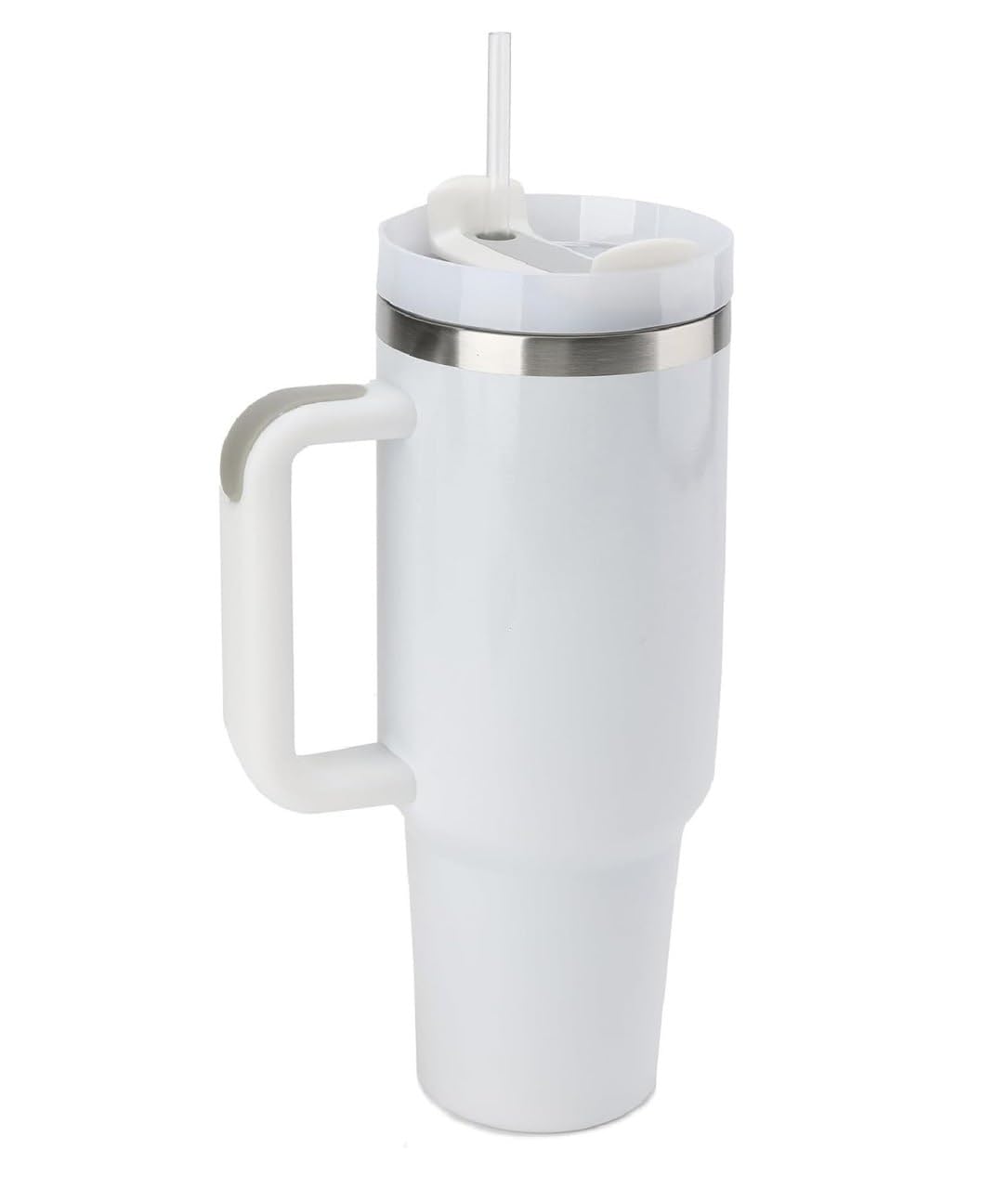 Reusable 1200ML Vacuum Flask Water Bottle Outdoor Sport Coffee Mugs Stainless Steel Tumbler with Handle and Straw (Multi color)