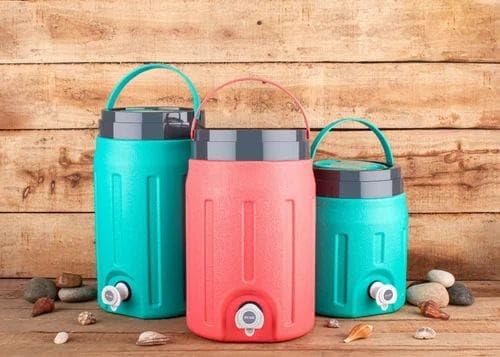 TLBS Water Jug Camper with Tap Plastic Insulated Water