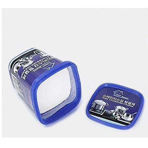 TLBS Quickly Cleans Cookware Surfaces Oven & Cookware Cleaner Stainless Steel Cleaning Paste Remove Stains from Pots Pans Multi-Purpose Cleaner & Polish Removes Household Clean - 400 gm