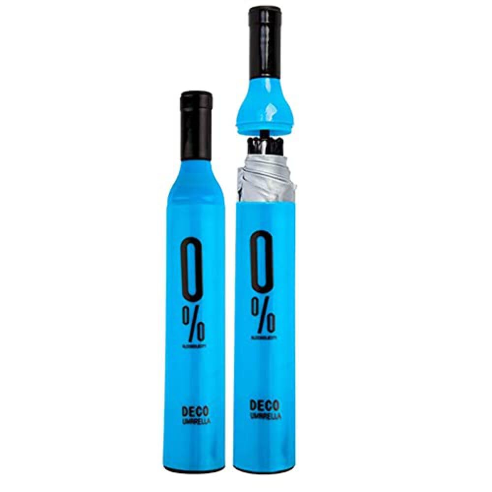 TLBS Folding Umbrella | Wine Bottle Shape | For Women, Men and Children