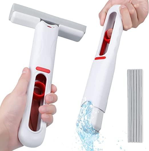 Portable Self-Squeeze Mini Mop, Hand Free Squeeze Mop, Self-Cleaning Mini Mop