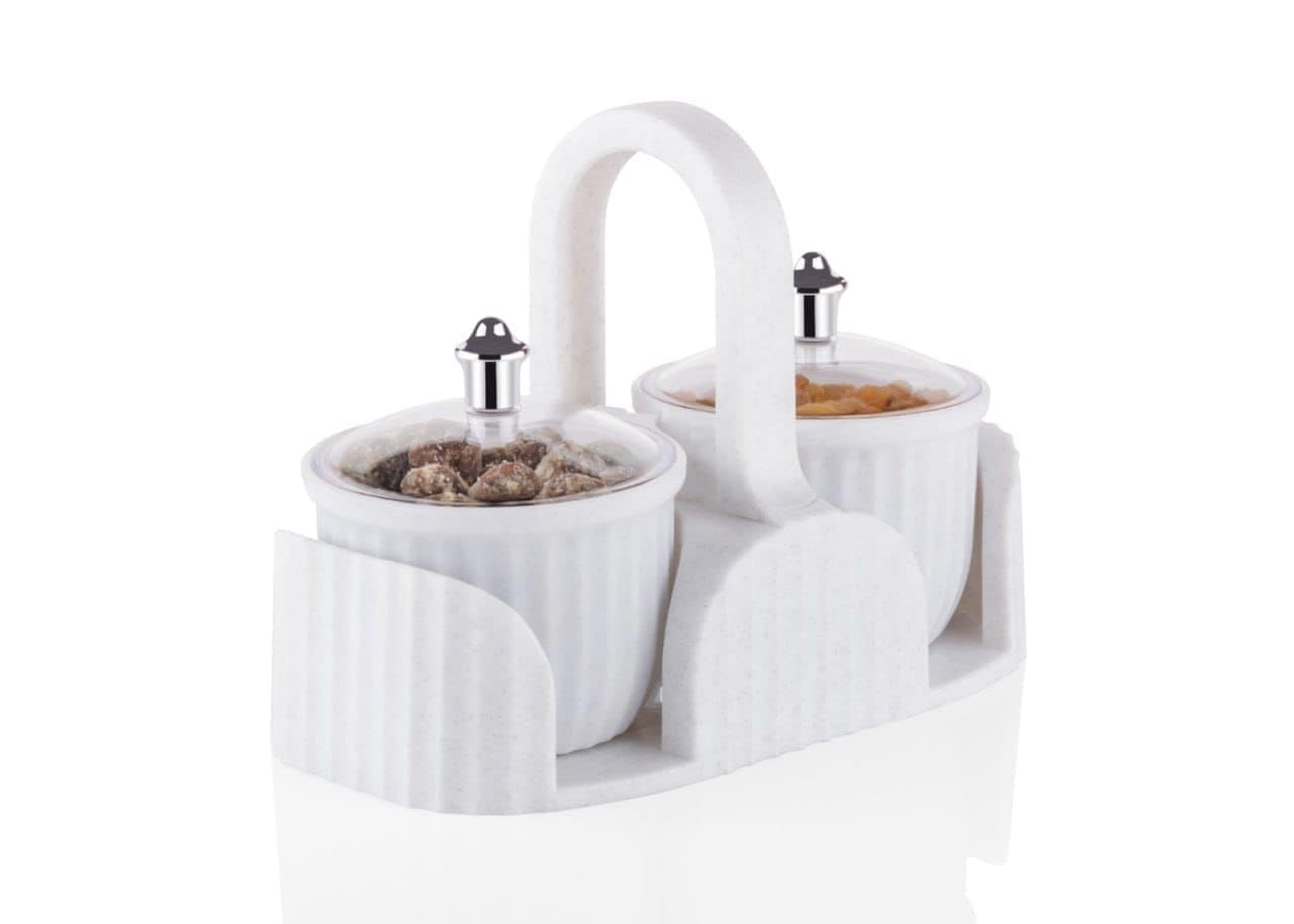 Marvella Multipurpose Dry Fruit Box 2 pc Jar Set Aachar Pickle Container Mukhwas Tray Dining Spice Stand Plastic Chocolate Mouth Freshener Sweets Masala Storage For Home kitchen Dining (Multi-Color)