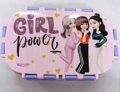 Rishabh School Tiffin Inner Steel Plastic Insulated