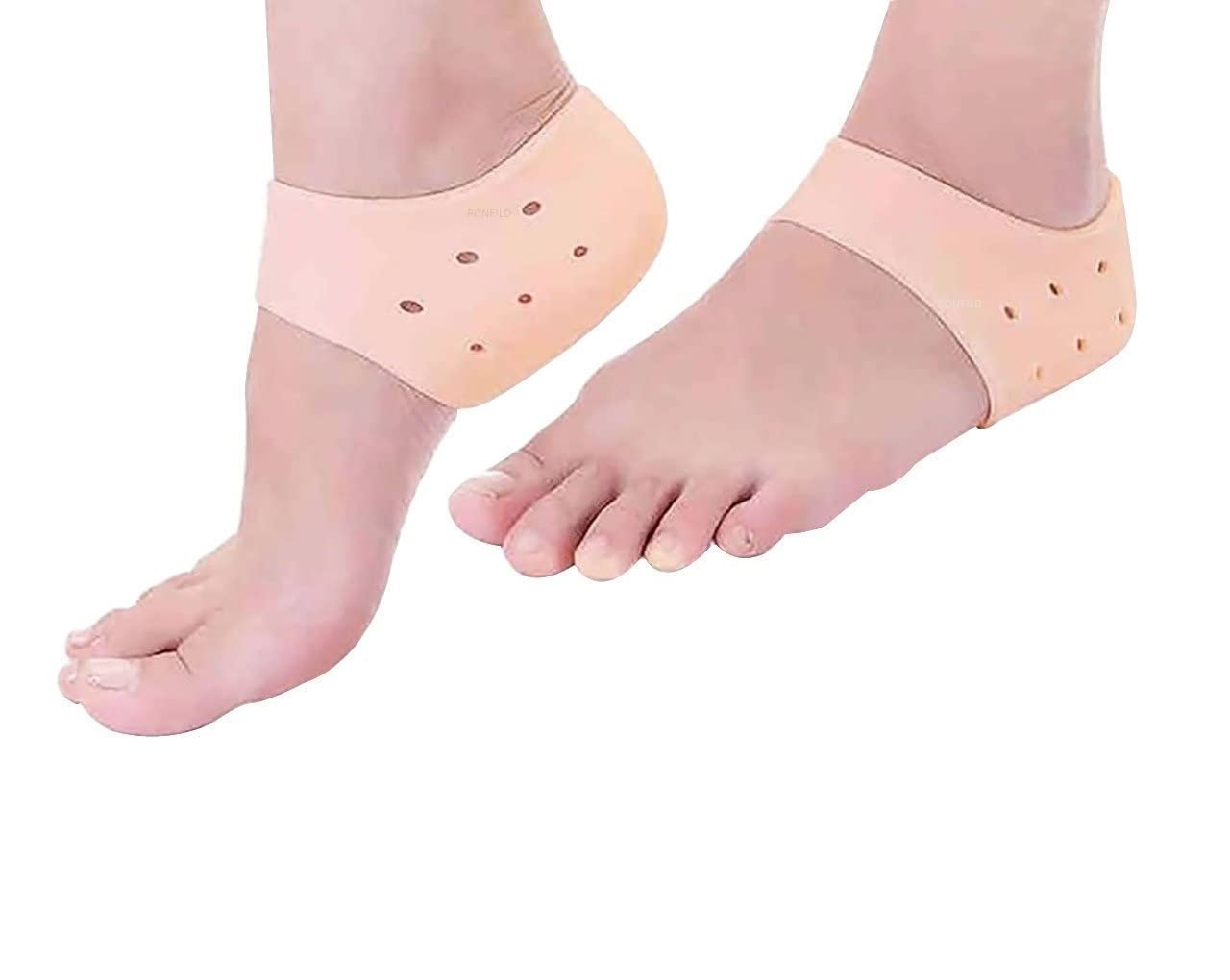 TLBS Heel Pad For Heel Pain Heel Socks Anti Crack Silicon Gel Heel And Foot Protector Moisturizing Socks