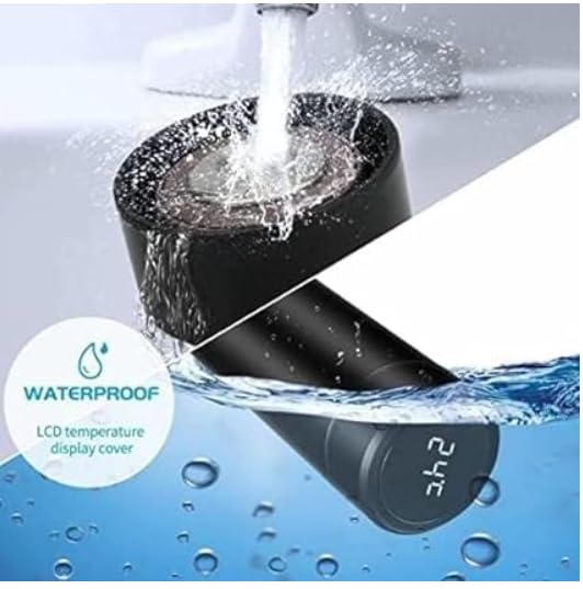 TLBS Smart Vacuum Insulated Water Bottle with LED Temperature Display Hot and Cold Water Bottle 500 ml Thermos Double Stainless Steel Wall