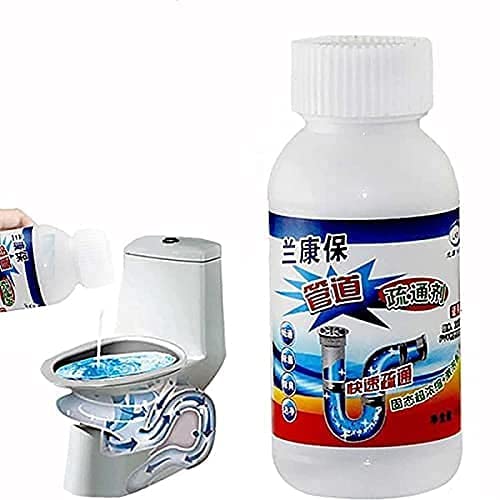 Powerful Sink and Drain Cleaner, Portable Powder Cleaning Tool Super Clog Remover Chemical Powder Agent for Kitchen Toilet Pipe Dredging