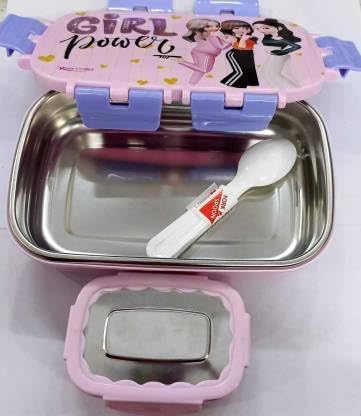 Rishabh School Tiffin Inner Steel Plastic Insulated