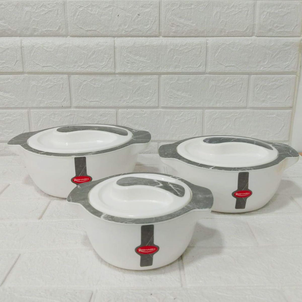 Rishabh Sigma Marbella Insulated Casserole Set – 3 Pcs