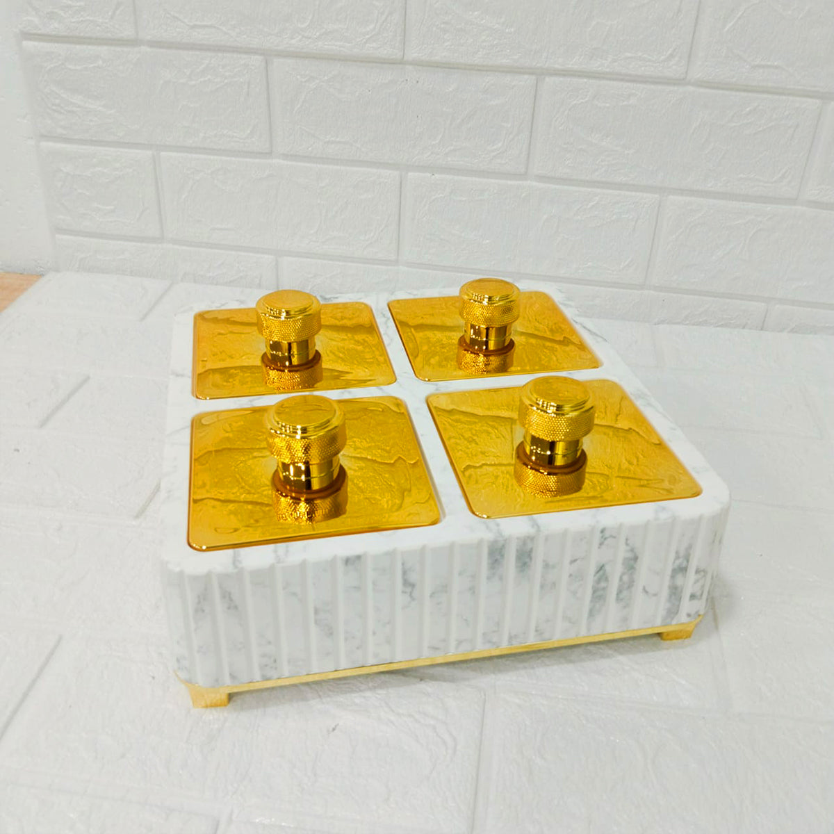 Rishabh Super Voltage 4 Multipurpose Container Set – Stylish & Trendy Airtight Square Storage