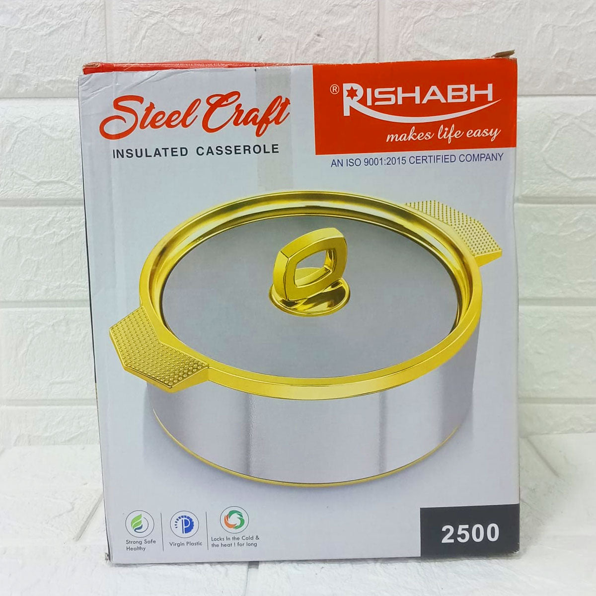 Rishabh Steel Craft 2500 Insulated Casserole