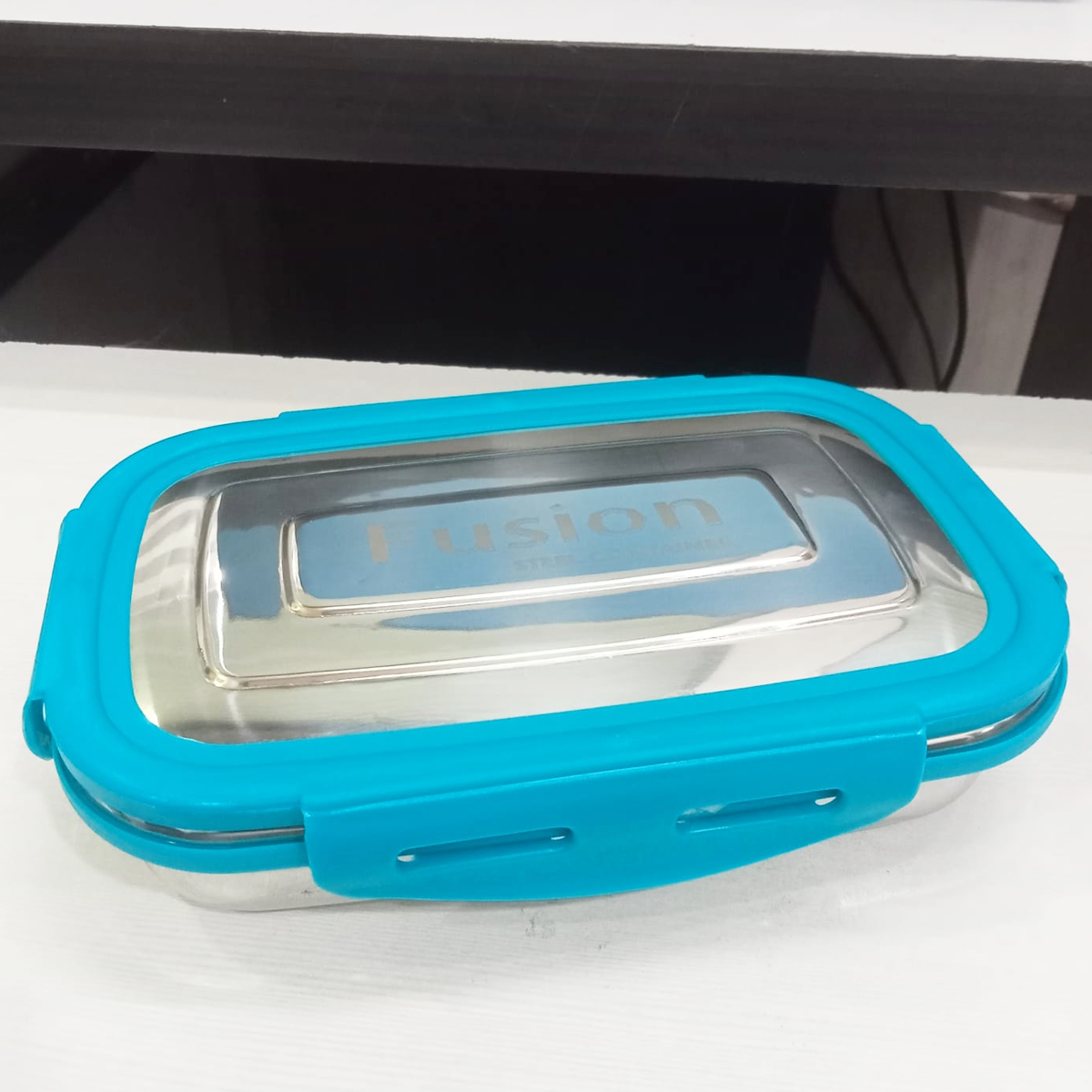 Rishabh Fusion Big Lunchbox With Steel Container - For School and Office