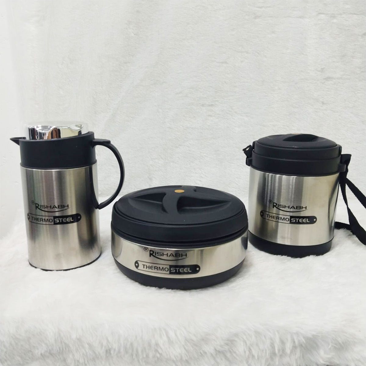 Rishabh Thermosteel Carnival Set of 3pc