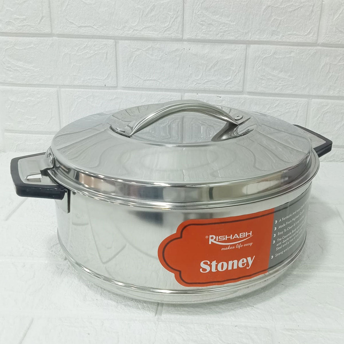 Rishabh Stoney 3500  Insulated Steel Casserole