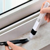 2 in 1 Multi Function Plastic Window Slot Keyboard Wardrobe Dust Removal Cleaning Brush