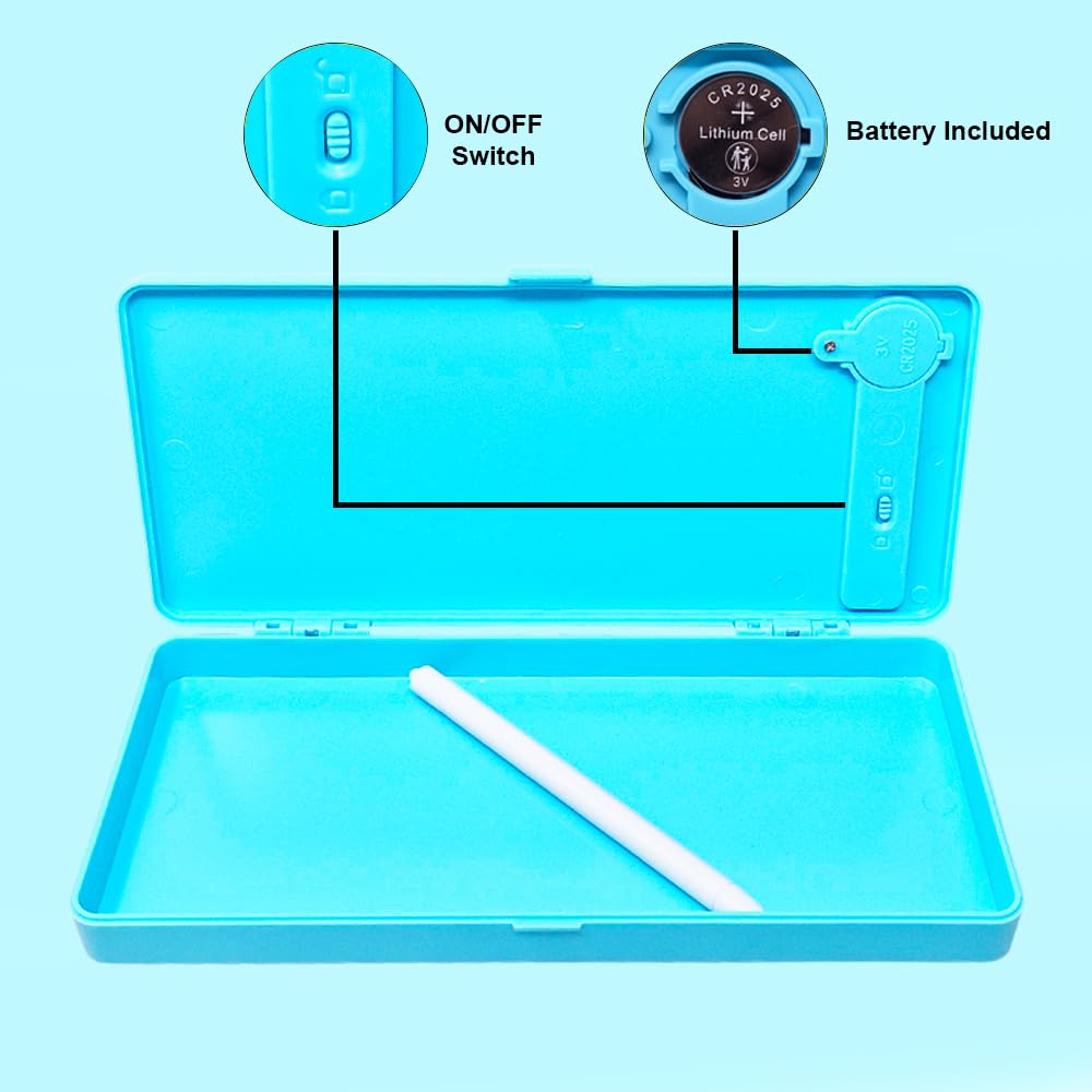 Magical Unique Pencil Box with LCD Screen Writing Pen with Erase Button and Birthday Party Return Gift, Pencil Box for Kids