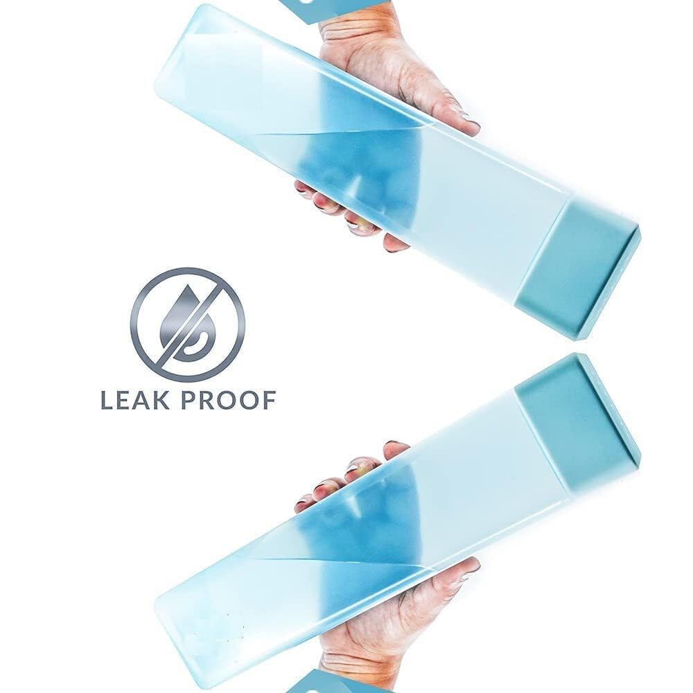 TLBS Square Water Bottle Gift Set (6 pieces) (Multicolour)