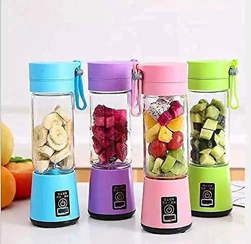 TLBS 6 Blades Juicer Rechargeable Portable Electric USB Juicer Bottle Blender for Making Juice,Travel Juicer for Fruits and Vegetables,Juice Maker Machine (Multicolour)