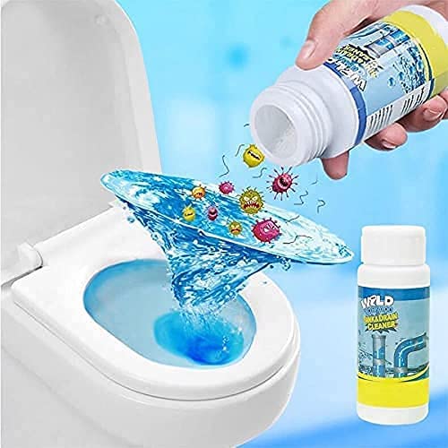 Powerful Sink and Drain Cleaner, Portable Powder Cleaning Tool Super Clog Remover Chemical Powder Agent for Kitchen Toilet Pipe Dredging