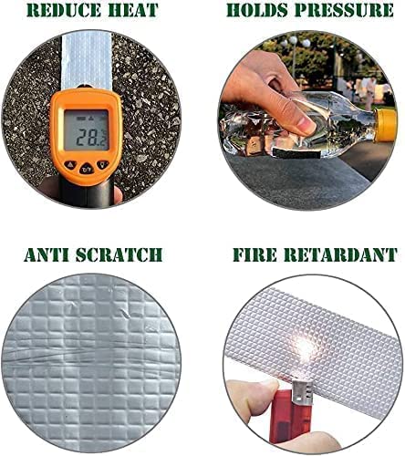 Waterproof Aluminium Rubber Tape for Leakage Repair, Hot & Cold Temperature Aluminium Foil Tape