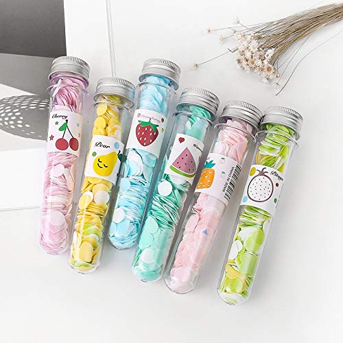 Soft Paper Soap Flower Design Tube Shape Bottle (Assorted/Random Colour)