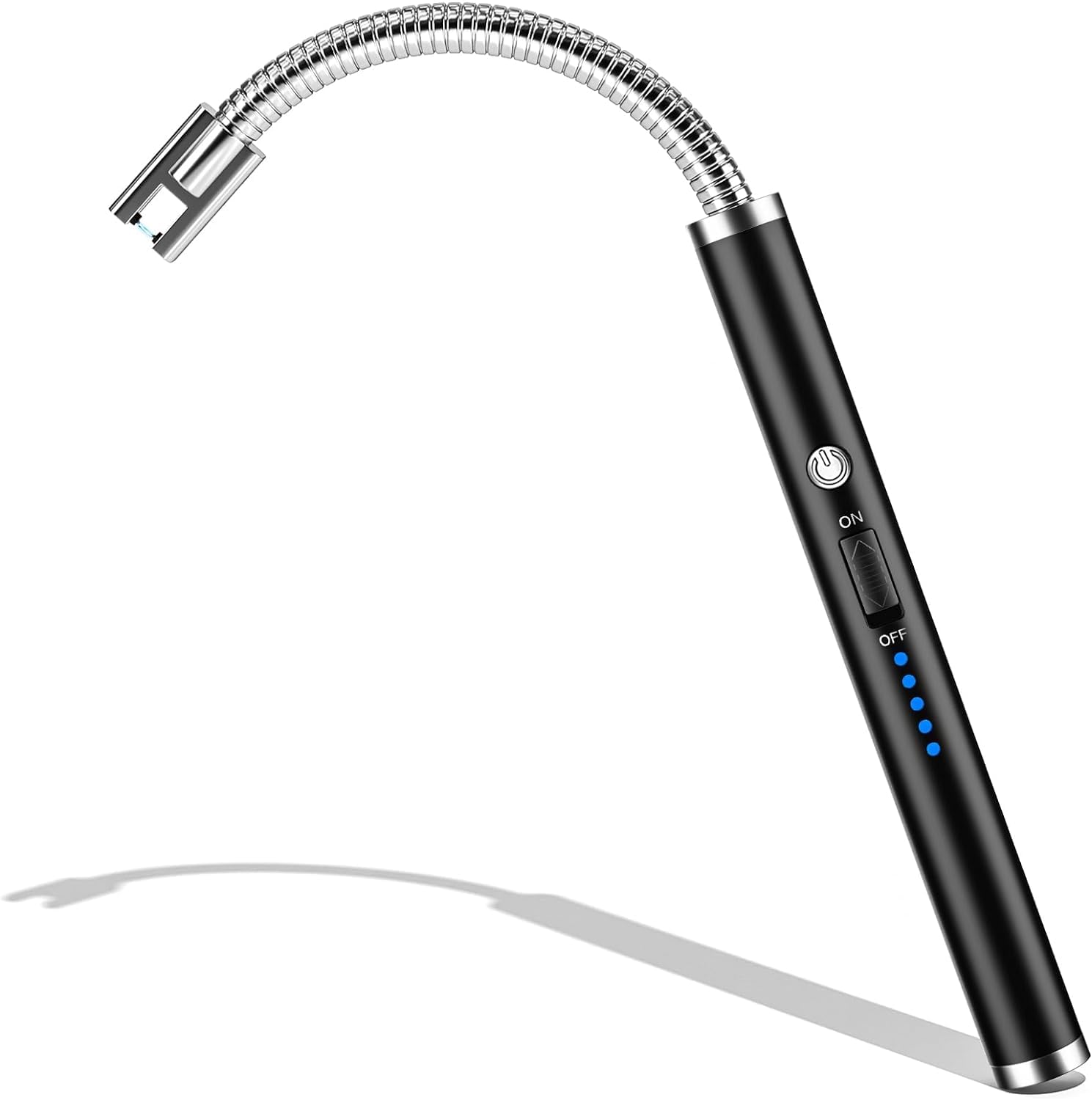 TLBS ARC Lighter, Rechargeable Electric Gas Lighter for Home Use Candle Lighter Plasma Lighter Flameless Windproof USB Lighter 360° Flexible Neck Arc Lighter for Diwali Fireworks