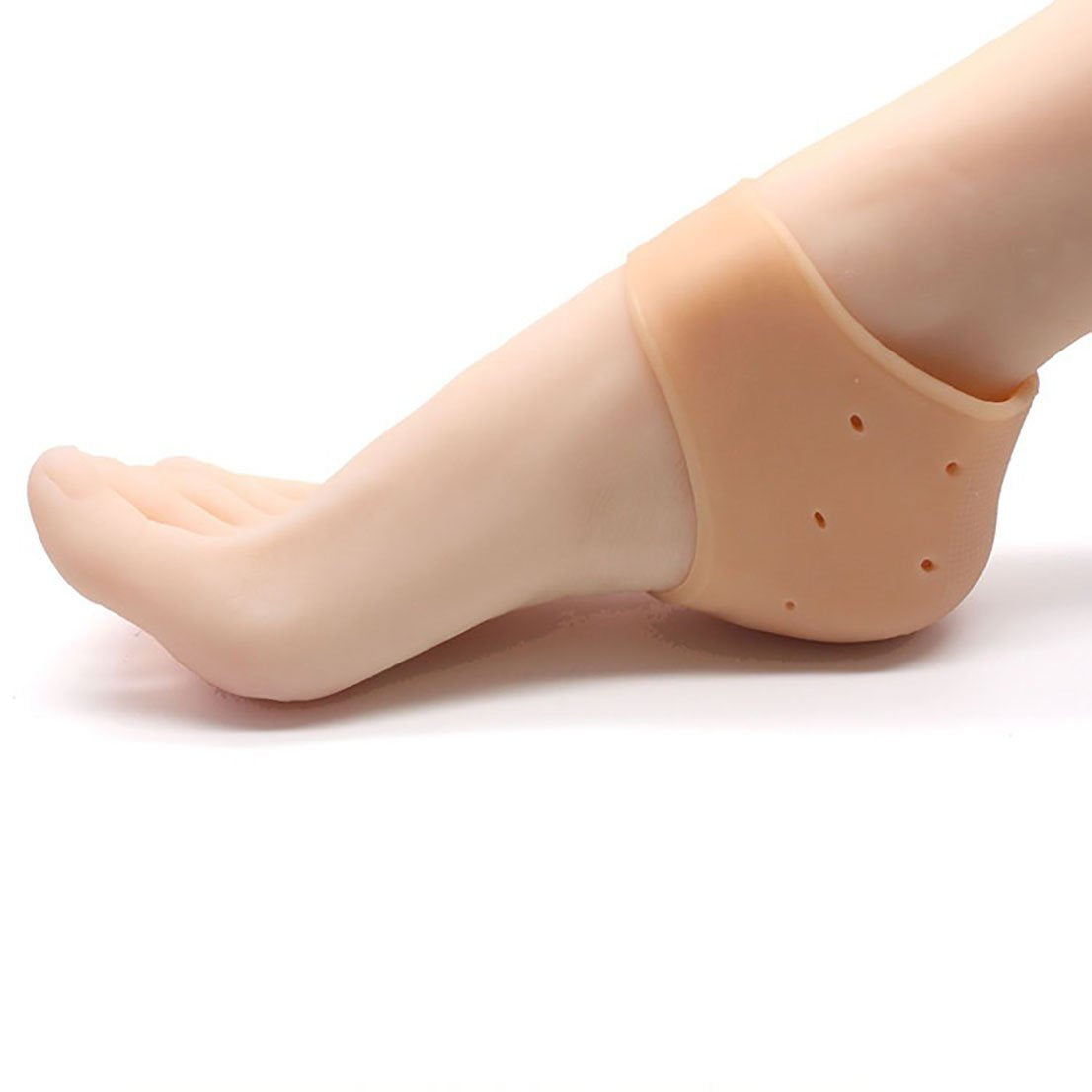 Heel Pad For Heel Pain Heel Socks Anti Crack Silicon Gel Heel And Foot Protector Moisturizing Socks