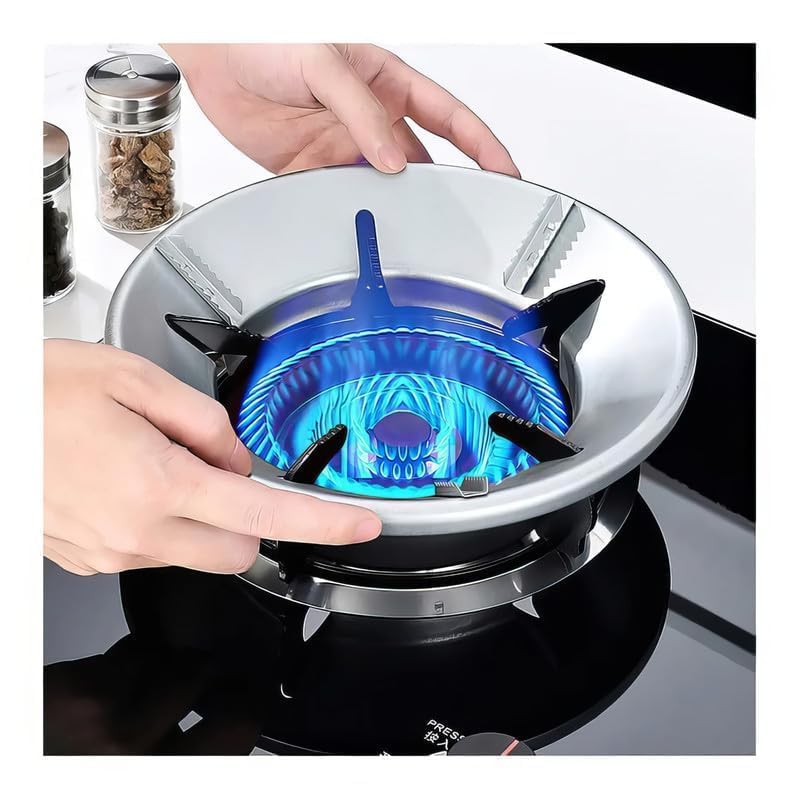 TLBS Gas Saver Burner Stand | Gas Saver Jali | Home Gas Stove Fire & Windproof Energy Saving Stand