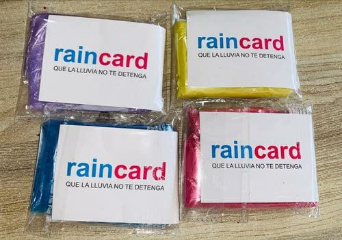 Rain Card for Emergency Use | Waterproof Rain with Smallest Pocket Size| Easy to Carry