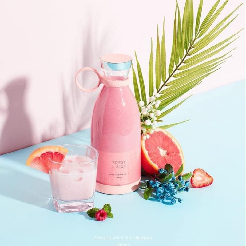 USB Rechargeable Mini Juicer Blender, Electric Juicer Bottle Blender Mixer Grinder, Personal Size Blender for Juices, Shakes and Smoothies, Fruit Juicer Machine